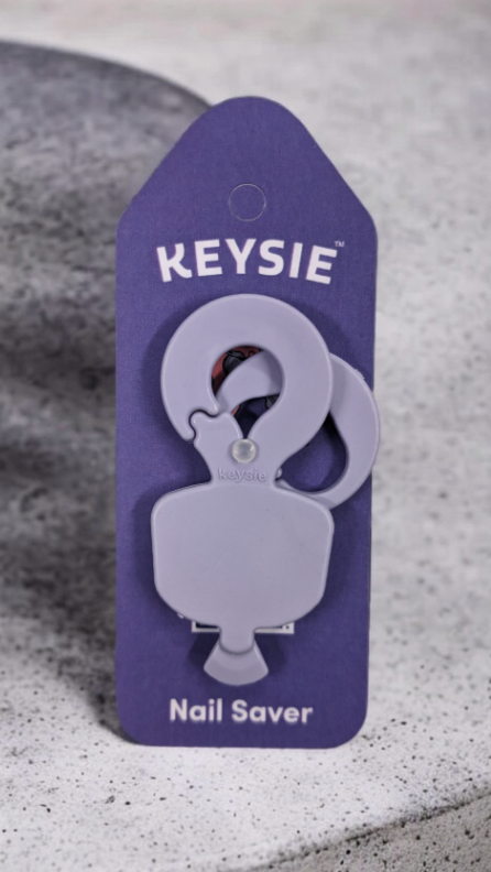 Pastel Purple Keysie Nail Saving Tool keyring