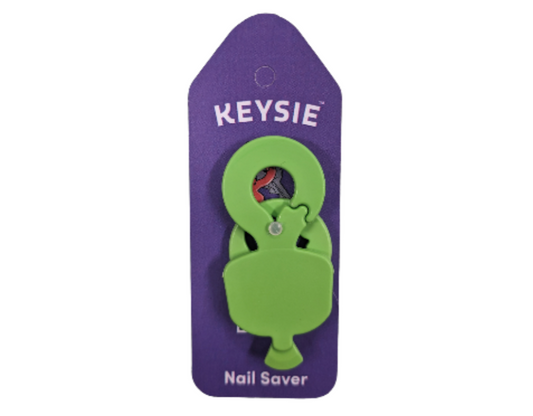 Bright Green Keysie Nail Saving Tool Keyring